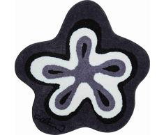 Grund Alfombra de Baño de Diseño COLANI, Ultra Suave y Absorbente, Antideslizante, 5 Años de GarantÃa, Colani 1, Alfombra de Baño 100 cm Redondo, Antracita