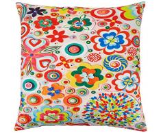 Lulu Home - Funda de Almohada, Multicolor, 45 x 45 cm