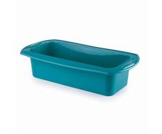Lacor - 68764 - Moldes ReposterÃa Platinum, Molde Bizcocho Rectangular, Molde Silicona Platino, Antiadherente, Flexible, Libre de BPA, Apto para Microondas, 23,5x10x6 cm, 1,5 L