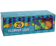amscan International - Caja de 25 guirnaldas de Flores Hawaianas