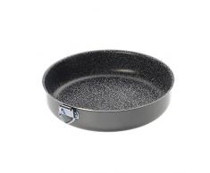 Alluflon Tradizione Italia molde para tarta, aluminio, Negro, 32Â cm