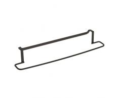 METALTEX Italia S.P.A. - Toallero, Color Negro, 38 x 8 x 6