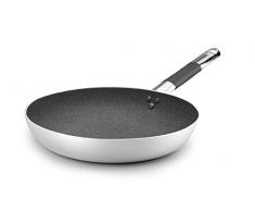 Pentole Agnelli ALSC111BBGC36 Linea Shark Skin - Sartén baja antiadherente (36 cm)