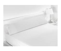 SABANALIA - Funda de Almohada Combina (Disponible en Varios tamaños y Colores), Cama 75 - (95 x 45), Blanco