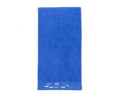 Sancarlos Peces Toalla, 100% algodÃ³n Rizo, Azul Marino, 30x50 cm