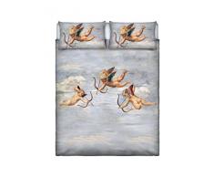 Sogni dAutore Set de Ropa de Cama (Hoja Plana 255x300cm + 2 Fundas Cojin 52x82cm con Solapa Interna), SD60, 100Â % AlgodÃ³n, Doble