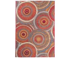 benuta Artis - Alfombra para Exteriores (Fibra sintética, 80 x 165 x 2 cm), Color Naranja