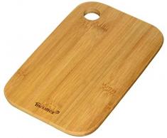 Tabla de cortar de bambú, madera, 22x14x1,0 cm
