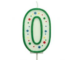 PME Vela Verde de NÃºmero 0, TamaÃ±o Grande