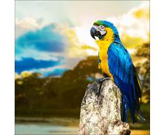 Pro-Art g1813a - Lienzo en impresión giclée (30 x 30 cm), diseño de cotorra I, 30 x 30 cm