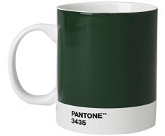 Pantone Taza de café, Porcelana, Dark Green 3435, 8.4 x 8.4 x 12.1 cm