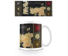 GB eye Taza Game of Thrones Map, CerÃ¡mica, Multicolor, Unico