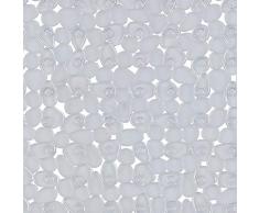 Spirella 54 x 54, colección Riverstone, Alfombrilla de Ducha, PVC,Transparente