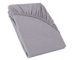 CelinaTex Perla SÃ¡banas Ajustables Revestimiento para Cama Boxspring algodÃ³n 180x200-200x200 cm Gris Oscuro