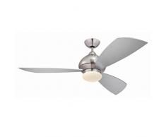 Westinghouse Fantastic Ventilador de Techo Integrado, 17.5 W, NÃ­quel Satinado