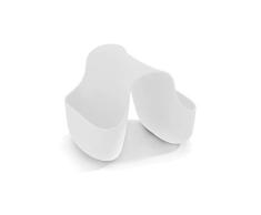 Umbra Saddle - Cesto de plÃ¡stico para el fregadero, color blanco