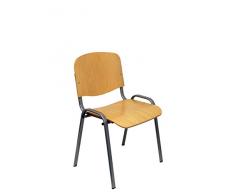 Piqueras y Crespo Pack 4 sillas Golosalvo SillerÃ­a, Beige, Estandar