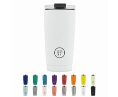 Cool Bottles - Tumbler - Vaso Térmico de Acero Inoxidable - 550 ml - Mono White - Taza de Café - Altura 18 cm - Bebidas FrÃas 10 horas y Calientes 5 horas - Tapa Hermética - Libre de BPA