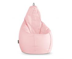 HAPPERS Puff Pera Polipiel Indoor Rosa XL