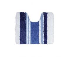Sealskin Alfombra de Baño Contorno Inodoro Soffice, 50 x 60 x 2 cm, Algodón, Azul