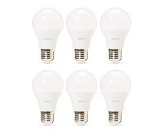 AmazonBasics Professional - Bombilla de tipo Edison LED, casquillo E27, equivalente a 75 W, blanco cálido - juego de 6