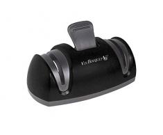 NERTHUS FIH 013 - Afilador Manual doble de Cuchillos de Cocina de Acero Inoxidable con Base Antideslizante