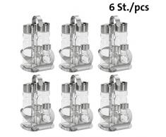 Westmark 630122E2 Traditionell Salero acero inoxidable, cristal