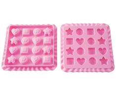 Silikomart Wonder - Cakes by EC03 Molde de Silicona Rosa para Caramelos Easy Candy Sweet Treats