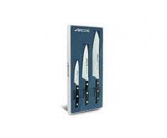 Arcos 858100 Juego de Cuchillos de Cocina, Metal, Negro, Normal Size