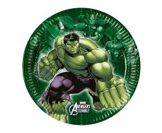 Procos-Transformers Platos Hulk, Color Estampado, 18 cm (72063)