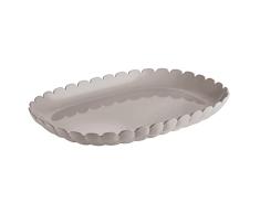 Guzzini Tiffany Bandeja, PlÃ¡stico, Gris Pardo