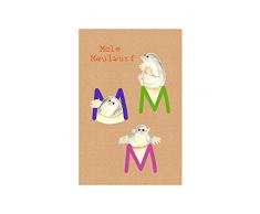 Komar Wandbild Von ABC Animal M | Poster, Bild, Wohnzimmer, Schlafzimmer, Dekoration, Kunstdruck | ohne Rahmen | P036M-30x40 fotomural, carbón