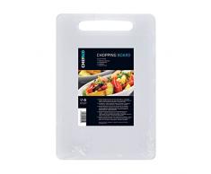 Chef Aid Tabla de cortar de poli blanco.