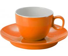BRUNNER 0830055N.C11 Taza Espresso de Melamina 10 Cl, Color Naranja, Ideal para Camping, Camper, Picnic y Casa