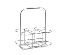 blomus 68484 Wires - Botellero con asa para 6 Botellas (29 x 20 cm)