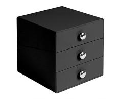 iDesign Organizador de cosméticos para baño, Negro, 1 stück