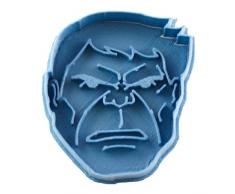 Cuticuter Superheroes Hulk Cortador de Galletas, Azul, 8x7x1.5 cm