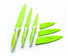 IBILI 727650 - Cuchillo De Cocina Verde 8,5+12,5+15