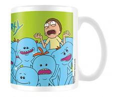 Rick & Morty SR. Meeseeks Taza de cerÃ¡mica, Multicolor
