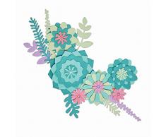 Troquel Sizzix Thinlits Set 15 piezas - Guirnalda de Suculentas by Lisa Jones