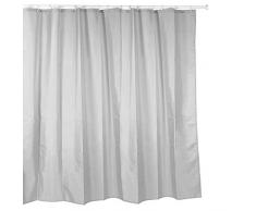 Tatay 5520202 Cortina de baño de Polyester, Incluye Anillas, Gris, 220 x 200 cm