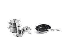 KitchenAid BaterÃ­a de Cocina + KitchenAid Set de Sartenes de Acero Inoxidable
