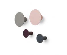 Blomus 65801 - Ganchos de pared (4,5 cm), multicolor