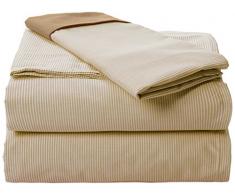 Atenas Home Textile Cambridge - Juego de sábanas, 3 piezas, cama de 135 cm, color beige