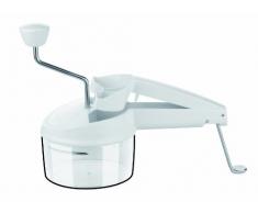 Tescoma RALLADOR Giratorio 3 Discos Handy, De plÃ¡stico, Acero Inoxidable, Color Blanco