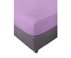 Miracle Home Ajustable ElÃ¡stica - SÃ¡bana Bajera, Cama 90, Malva