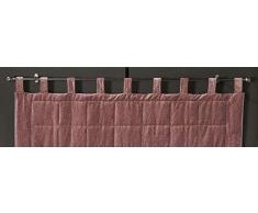 Linder - Cabecero de Cama con Patas (1 27% algodón, 18% poliéster, 55% poliéster, 100% poliéster, 160 x 70 cm), Color Rosa