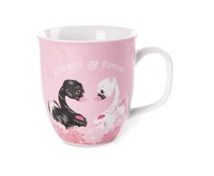 NICI 48280 Love Schwan Always & Forever - Taza (410 ml), color rosa