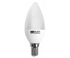 Silver Electronics Bombillas, 3000 K E14, 7 W, Blanco