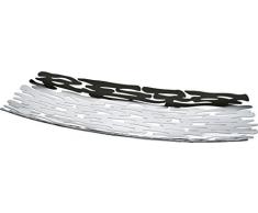 Alessi acero inoxidable pulido 18/10Â corteza de mesa, color plateado